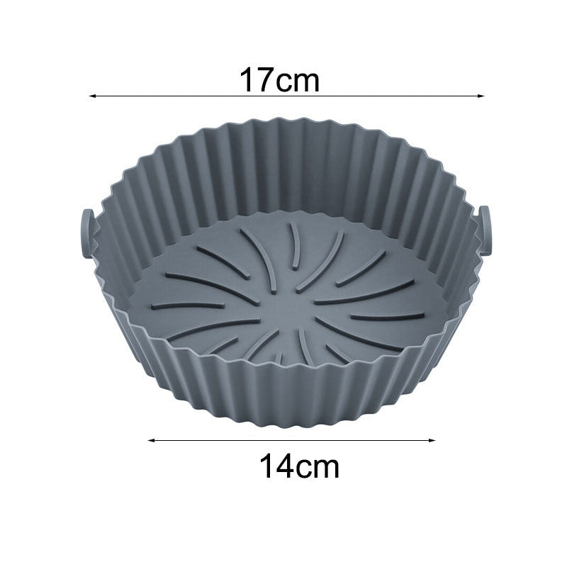 Forma de Silicone para AirFryer - Limpeza Prática e Higiênica