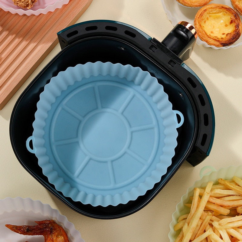 Forma de Silicone para AirFryer - Limpeza Prática e Higiênica